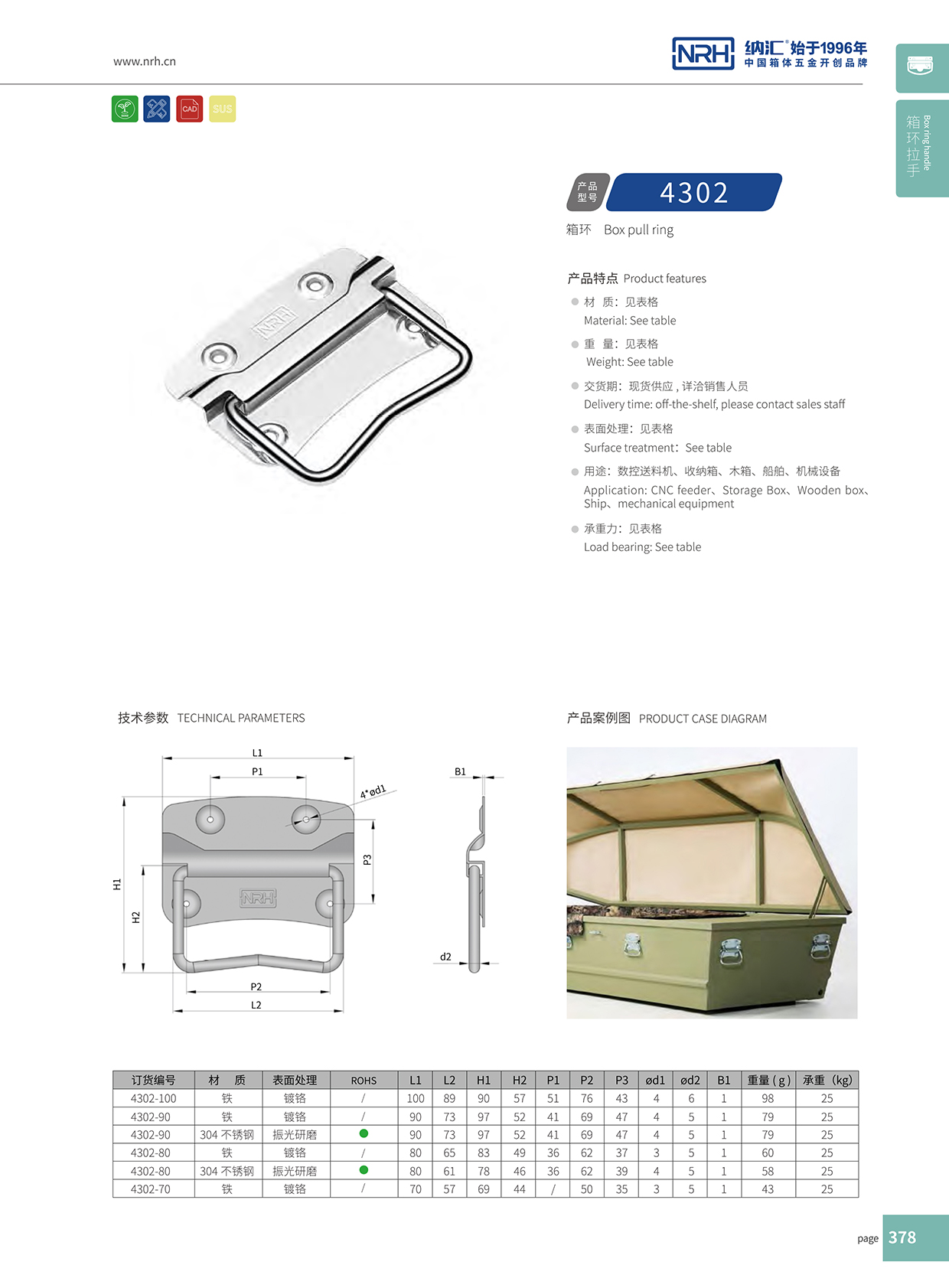 HJ04DC海角社区入口/NRH 箱环海角社区操逼视频 铁质  4302-90